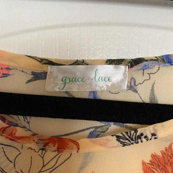 Grace & Lace Floral Chiffon - Picture 2 of 4